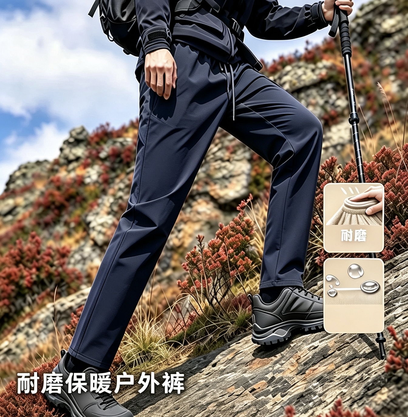 轻量赛事户外裤